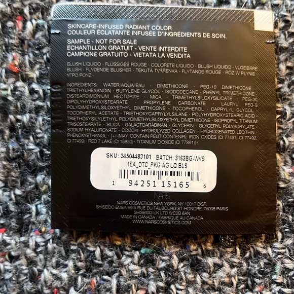 NARS Samples Radiant Creamy Concealer & Afterglow Liquid Blush - Picture 4 of 4